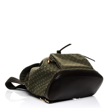 Louis Vuitton Mini Monogram Montsouris GM Backpack Kaki 4 of 6