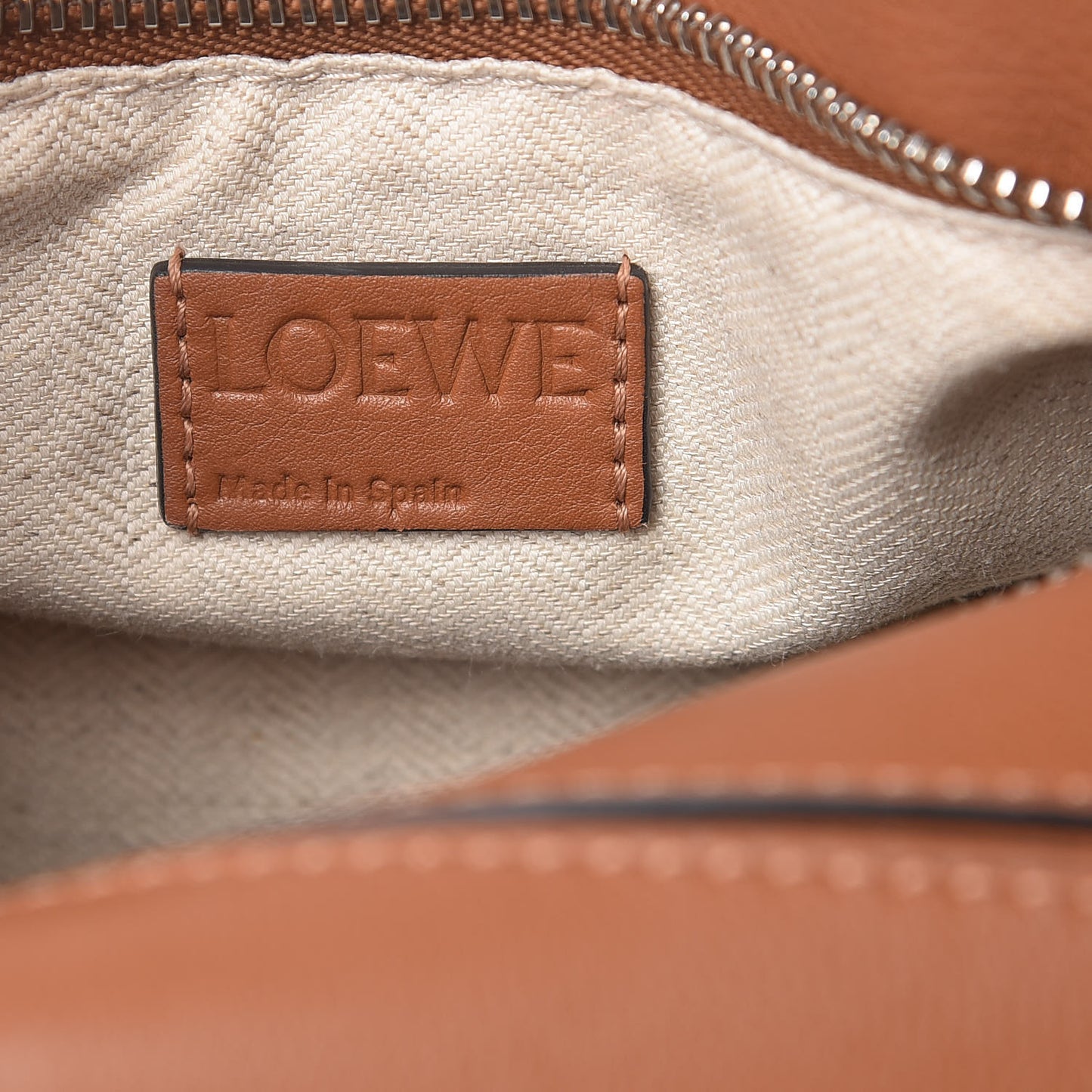 Calfskin Small Puzzle Bag Tan