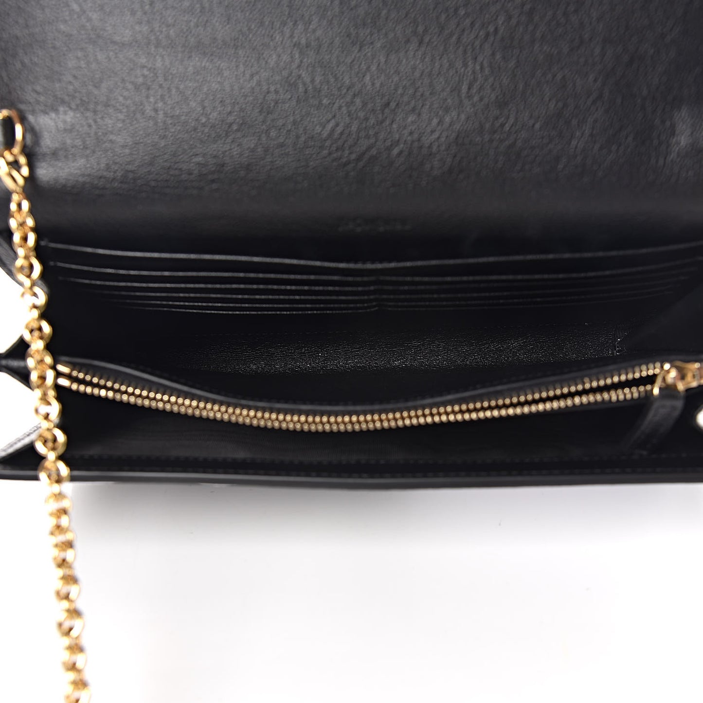 Calfskin Monogram Belle de Jour Chain Clutch Black