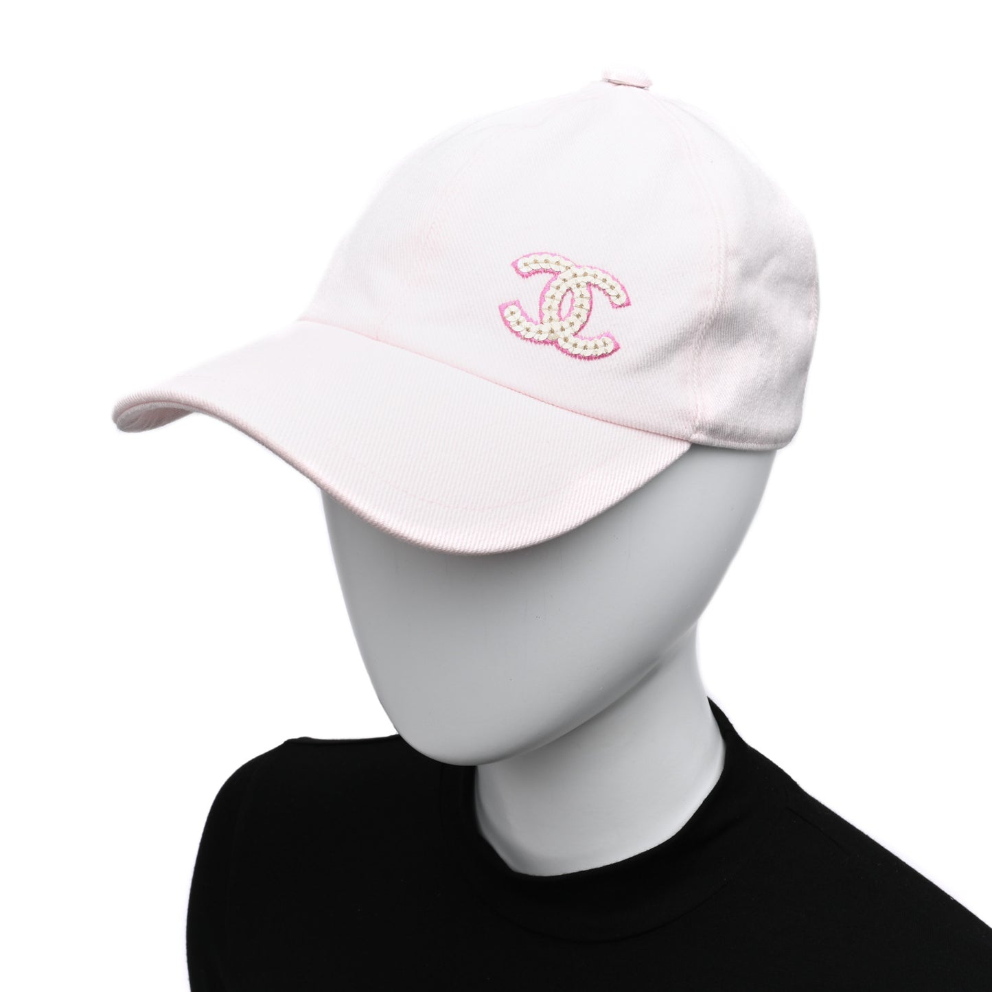 Cotton Sequin CC Cap Hat Light Pink