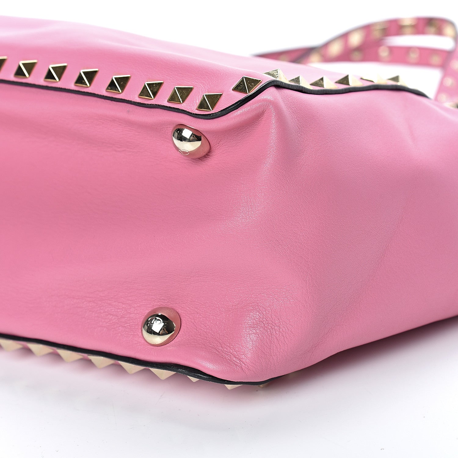 Valentino Garavani Vitello Small Rockstud Tote Ninphea 9 of 16