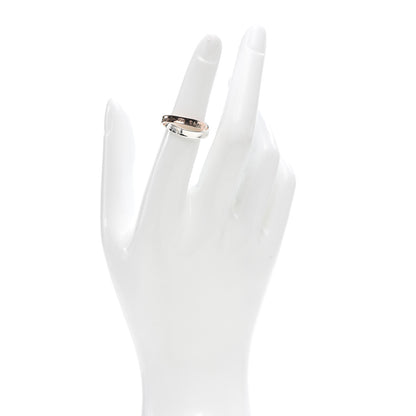 Tiffany Sterling Silver Rubedo 1837 Interlocking Circles Ring 52 6 2 of 6