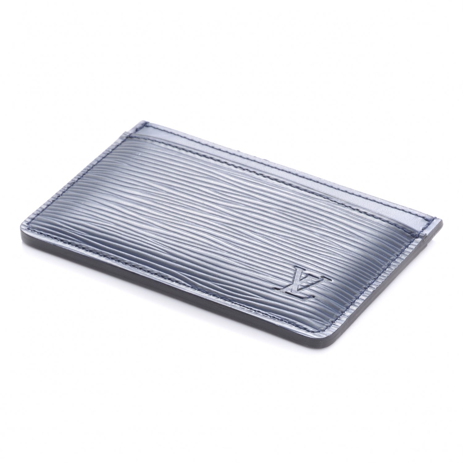 Louis Vuitton Epi Card Holder Indigo 4 of 6