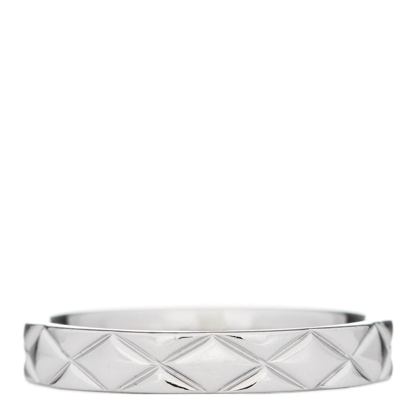 Platinum Mini Coco Crush Ring 54 7