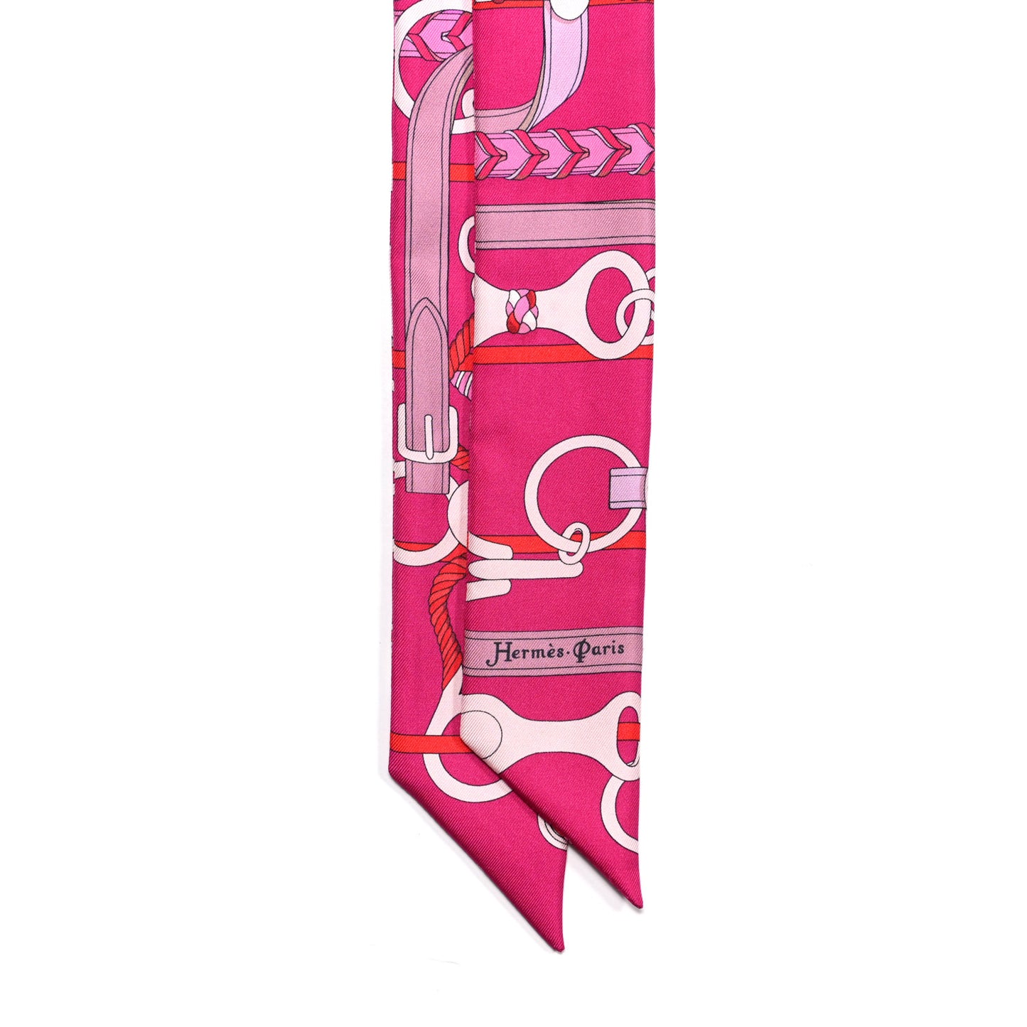 Silk Panoplie Equestre Twilly Fuchsia Rose Rouge
