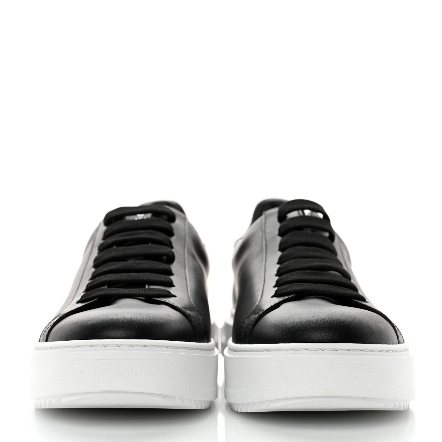 Louis Vuitton Calfskin Time Out Sneakers 41.5 Black 2 of 9