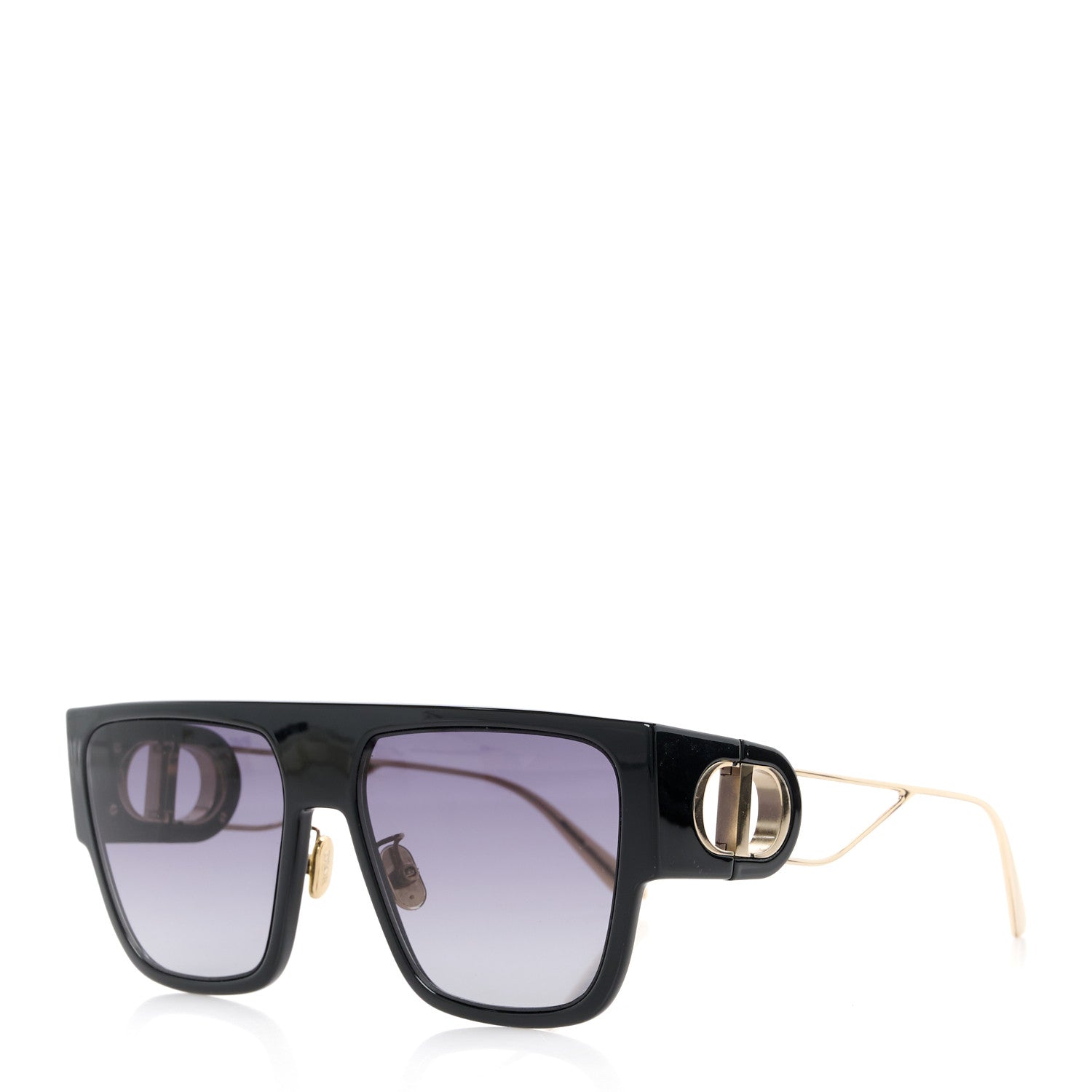 Christian Dior Rectangular 30 Montaigne S3U Sunglasses Black 1 of 9