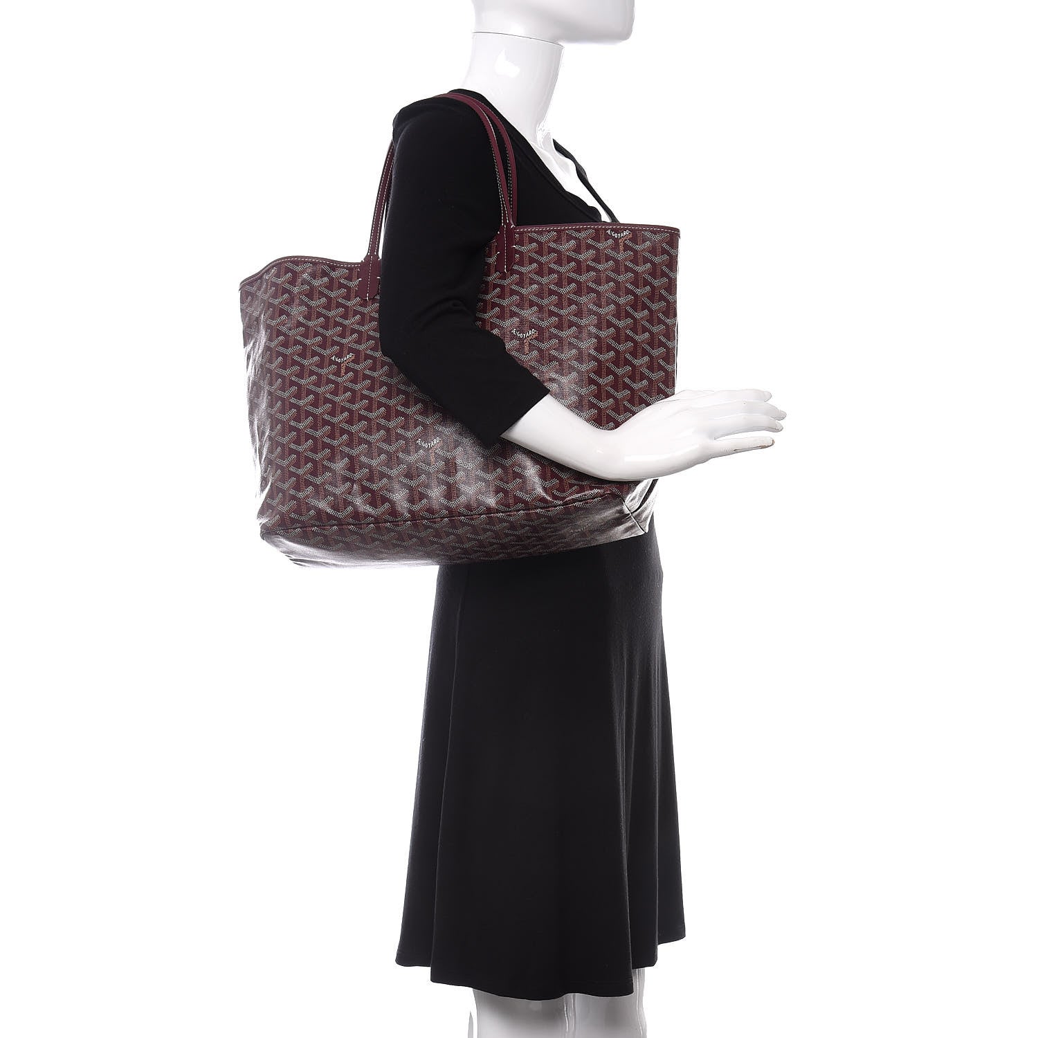 Goyard Goyardine Saint Louis PM Bordeaux 2 of 12