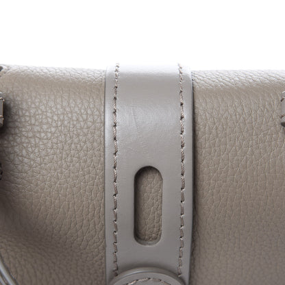Chloe Shiny Grained Calfskin Small Aby Day Shoulder Bag Motty Grey 9 of 9