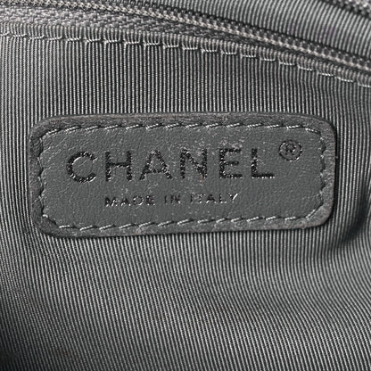 Chanel Calfskin Coco Pleats Hobo Black 5 of 8