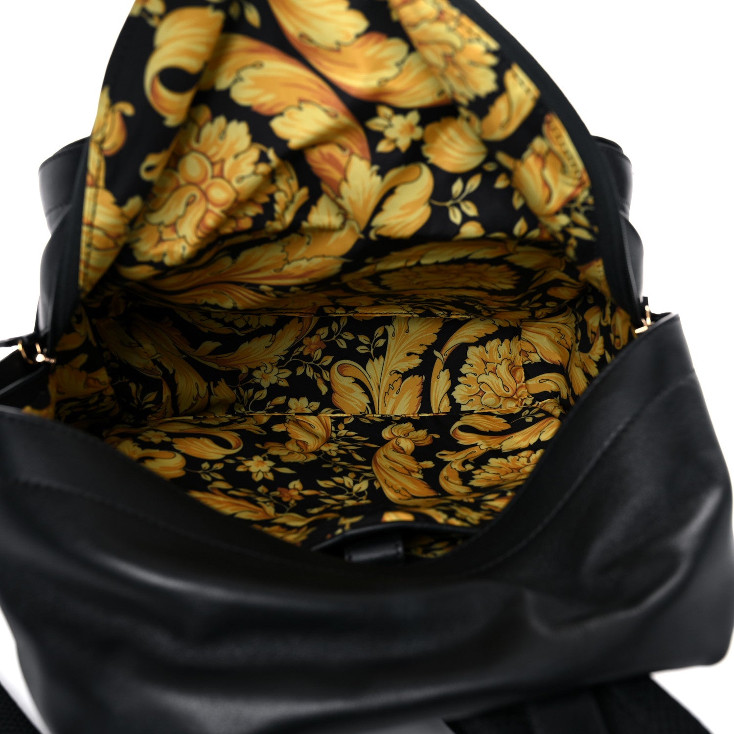 Versace Calfskin Palazzo Medusa Backpack Black 4 of 10