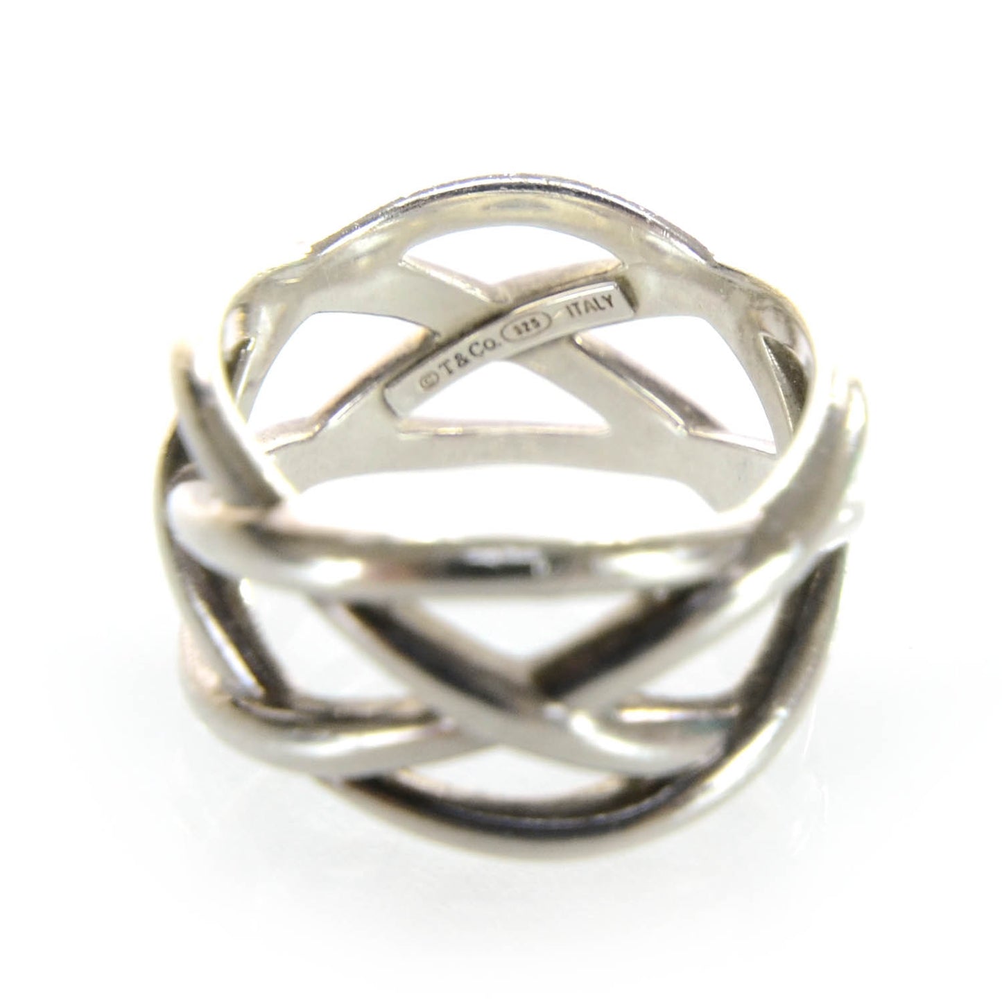 Sterling Silver Weave Ring 6.5