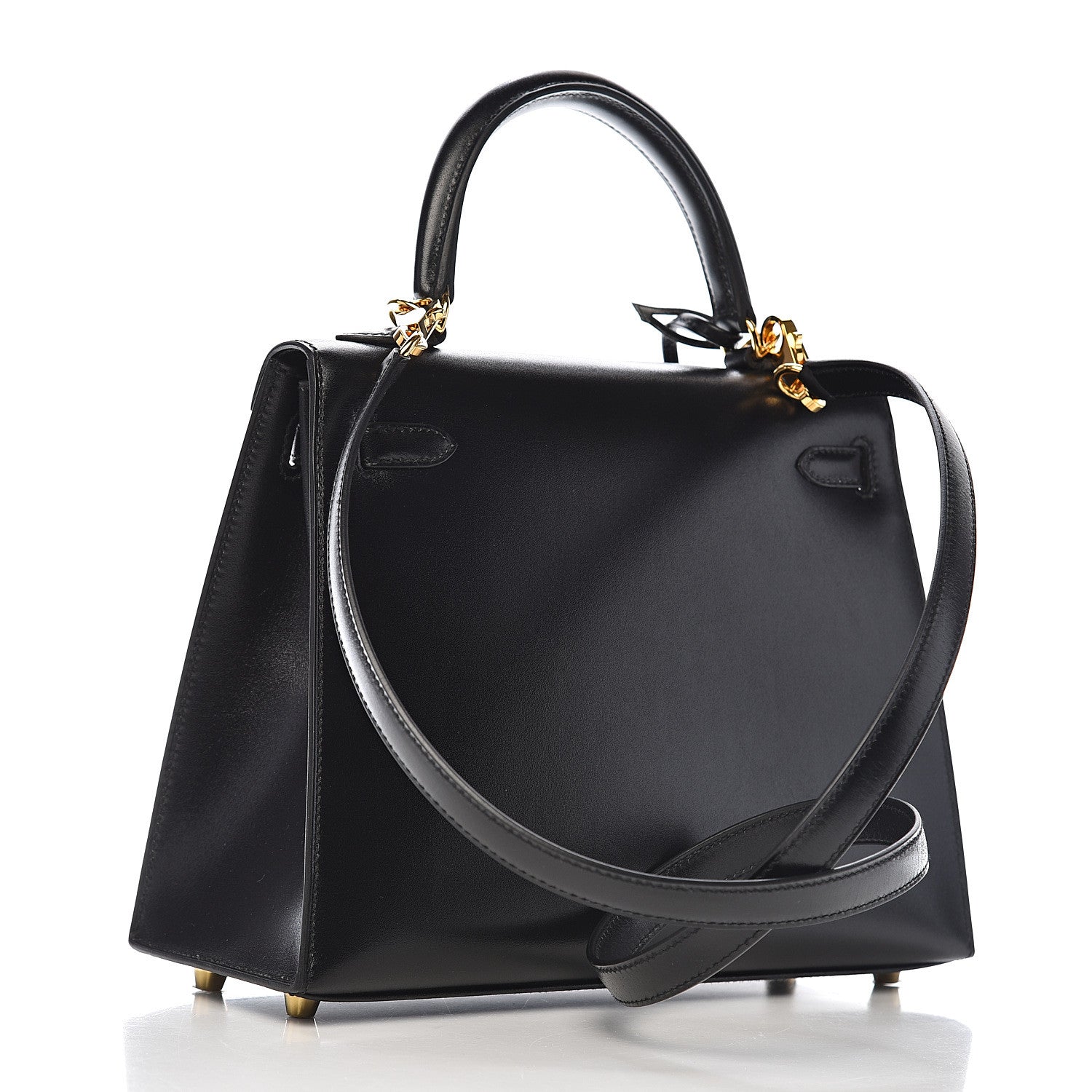 Hermes Box Kelly Sellier 25 Black 3 of 38