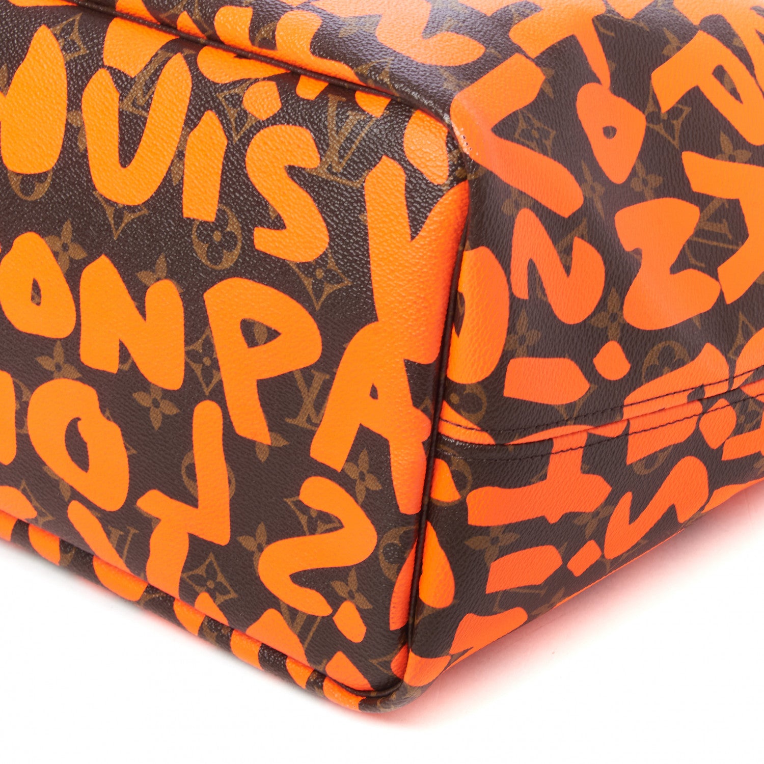 Louis Vuitton Monogram Graffiti Neverfull GM Orange 4 of 8