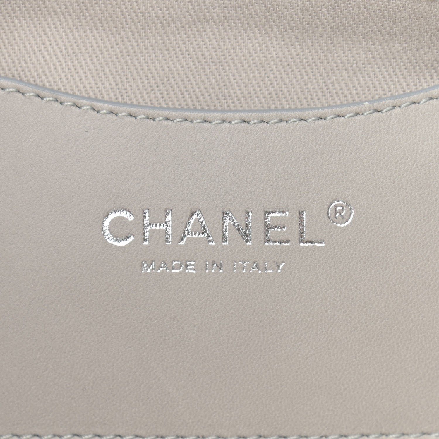 Chanel Iridescent Calfskin Large Just Mademoiselle Grey 6 of 10