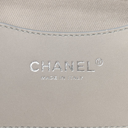 Chanel Iridescent Calfskin Large Just Mademoiselle Grey 6 of 10
