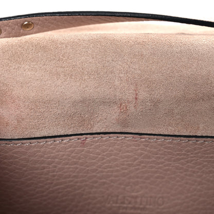 Valentino Garavani Pebbled Calfskin Medium Rockstud Flip Lock Crossbody Bag Poudre 8 of 20
