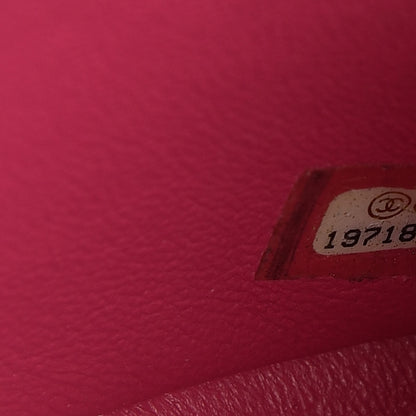 Chanel Lambskin Quilted Mini Rectangular Flap Dark Pink 7 of 12