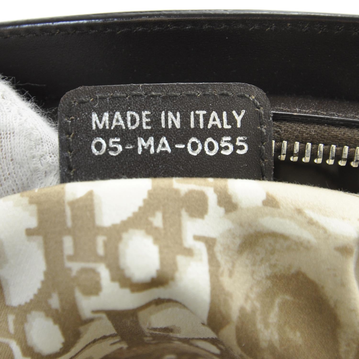 Christian Dior Leather Medium Detective Satchel Brown 8 of 8