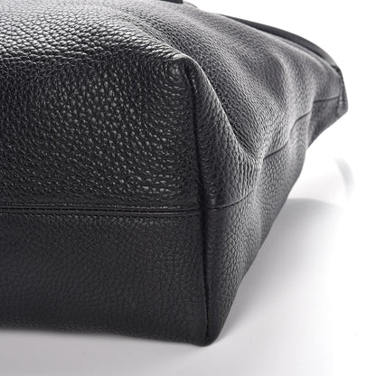 Burberry London Grainy Calfskin Medium Baynard Tote Black 10 of 10