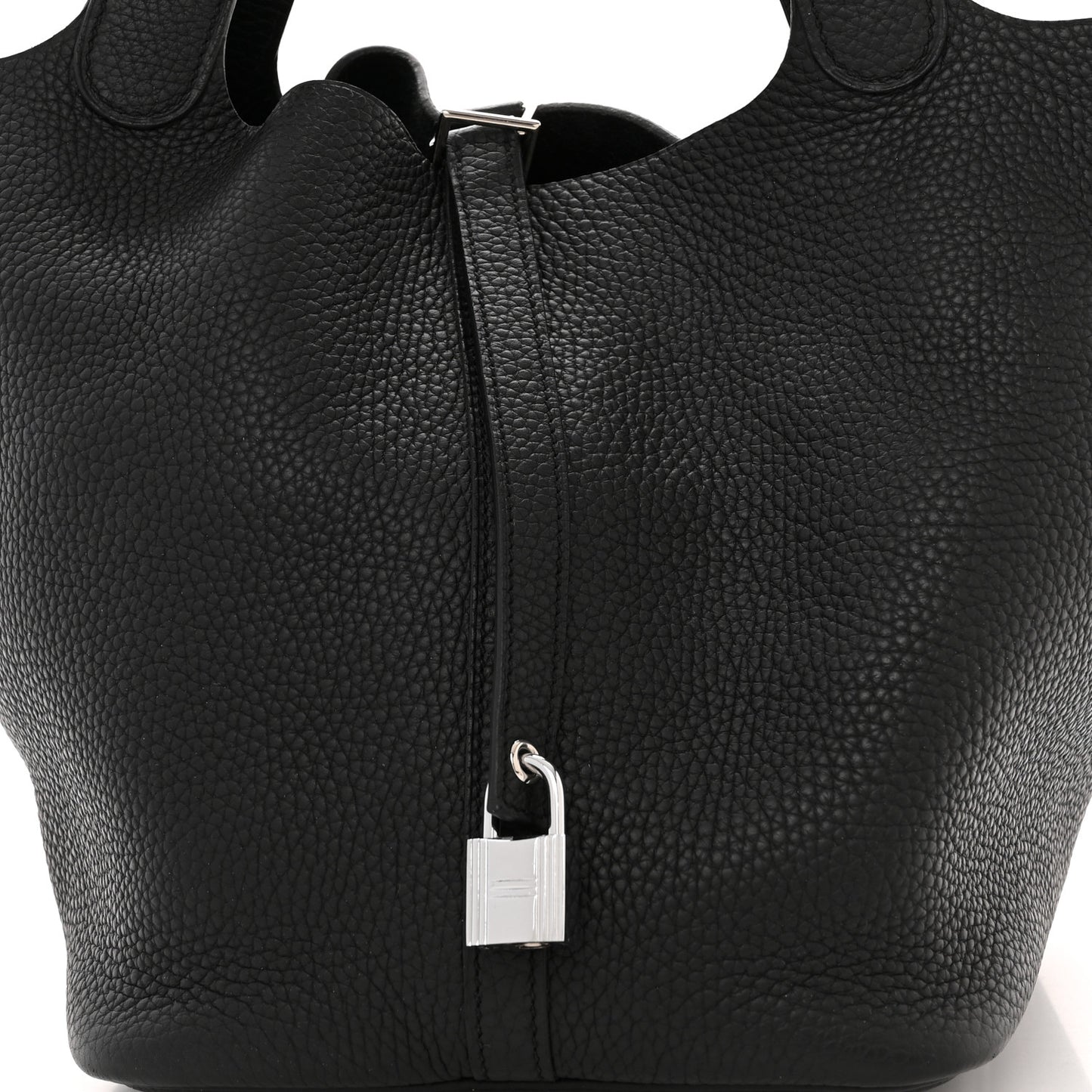 Taurillon Clemence Picotin Lock 22 MM Black