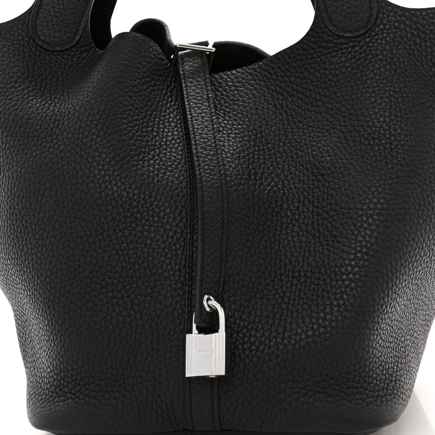 Hermes Taurillon Clemence Picotin Lock 22 MM Black 8 of 11