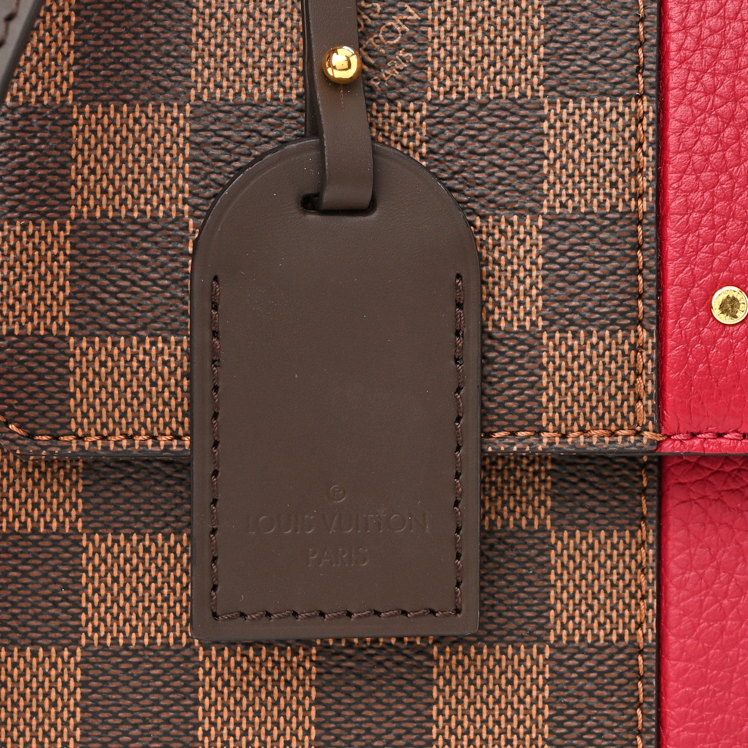 Louis Vuitton Damier Ebene Bond Street Wine 7 of 10