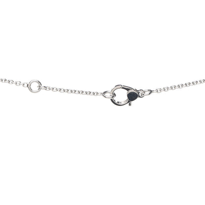 Hermes 18K White Gold Diamond Finesse Pendant Necklace 4 of 6