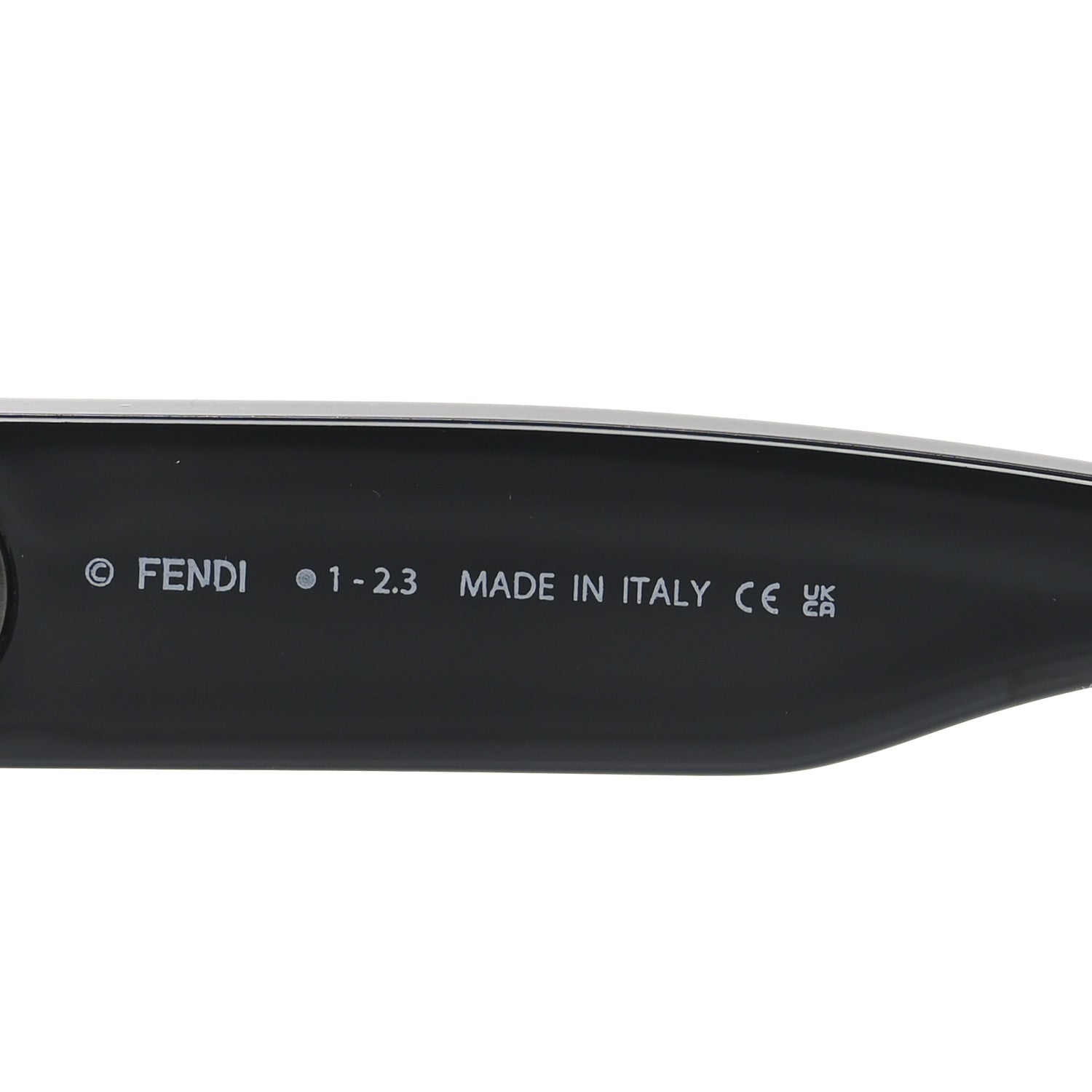 Fendi Acetate O'Lock Square Sunglasses FE40107I Black 5 of 7
