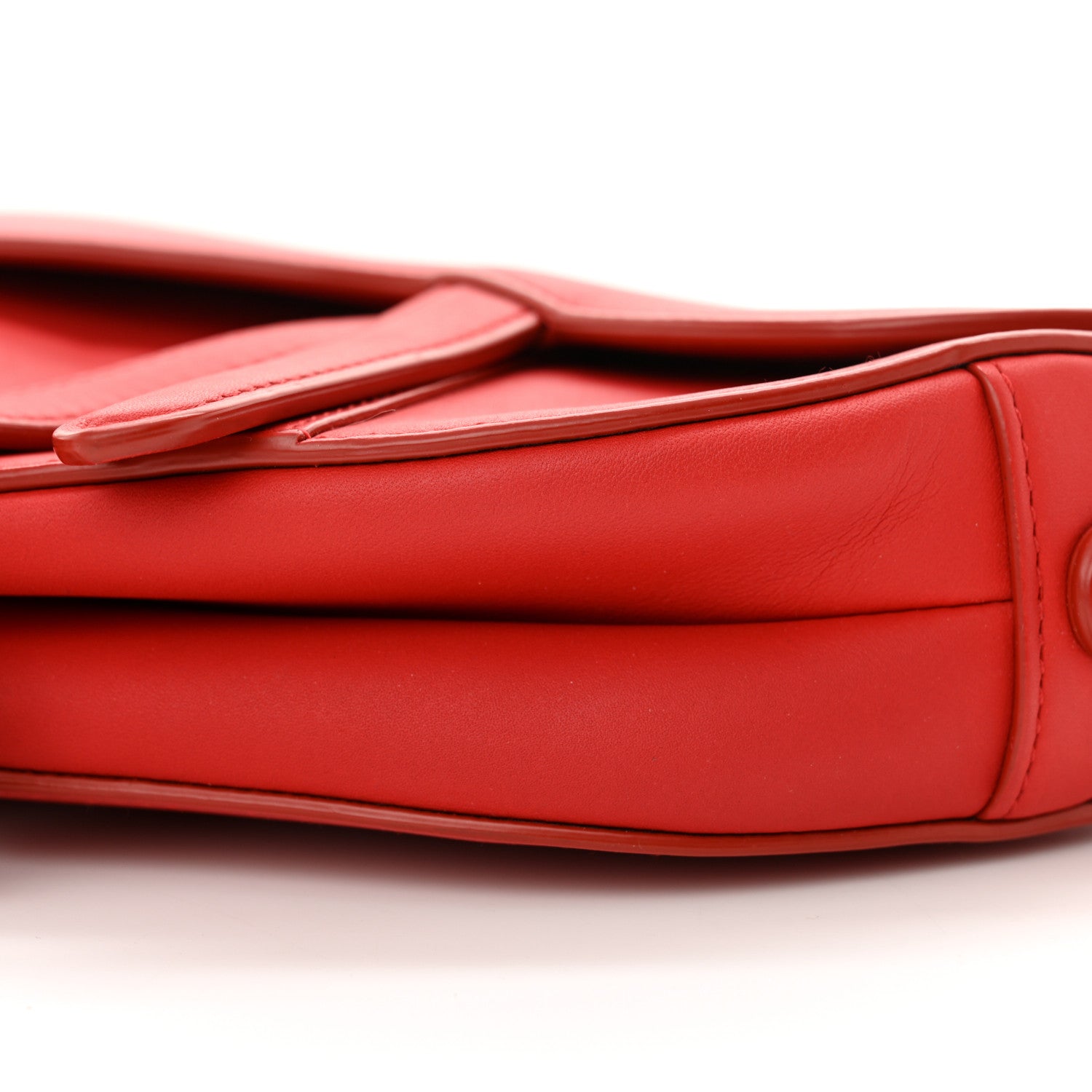 Christian Dior Ultra Matte Calfskin Mini Saddle Bag Red 10 of 10