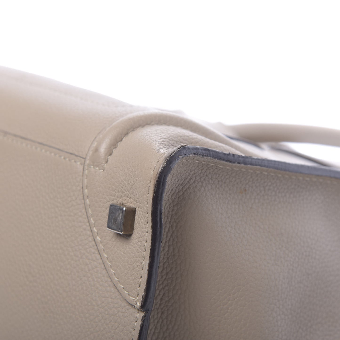 Drummed Calfskin Mini Luggage Dune