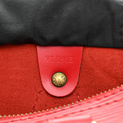 Louis Vuitton Epi Speedy 25 Castillan Red 7 of 11