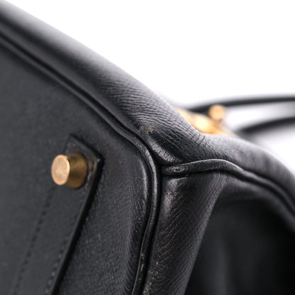 Hermes Courchevel Birkin 35 Black 8 of 25