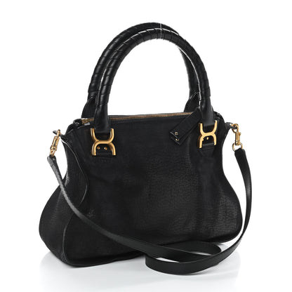 Chloe Calfskin Medium Marcie Satchel Black 2 of 7