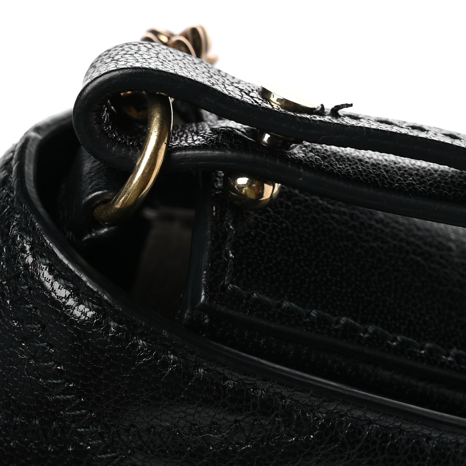 Givenchy Goatskin Quilted GV3 Mini Pocket Convertible Bag Black 10 of 11