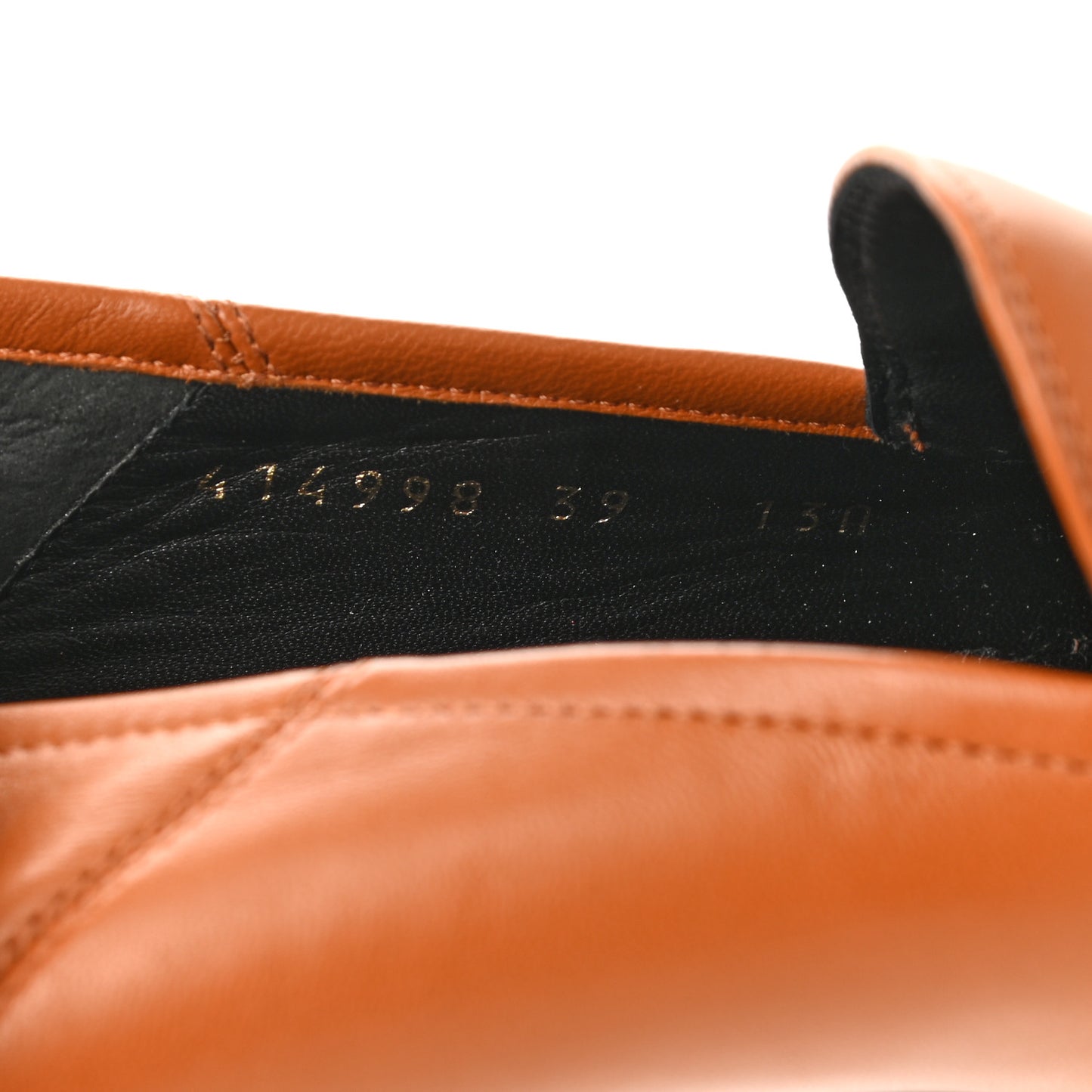 Lambskin Womens Brixton Horsebit Loafers 39 Crystal Copper