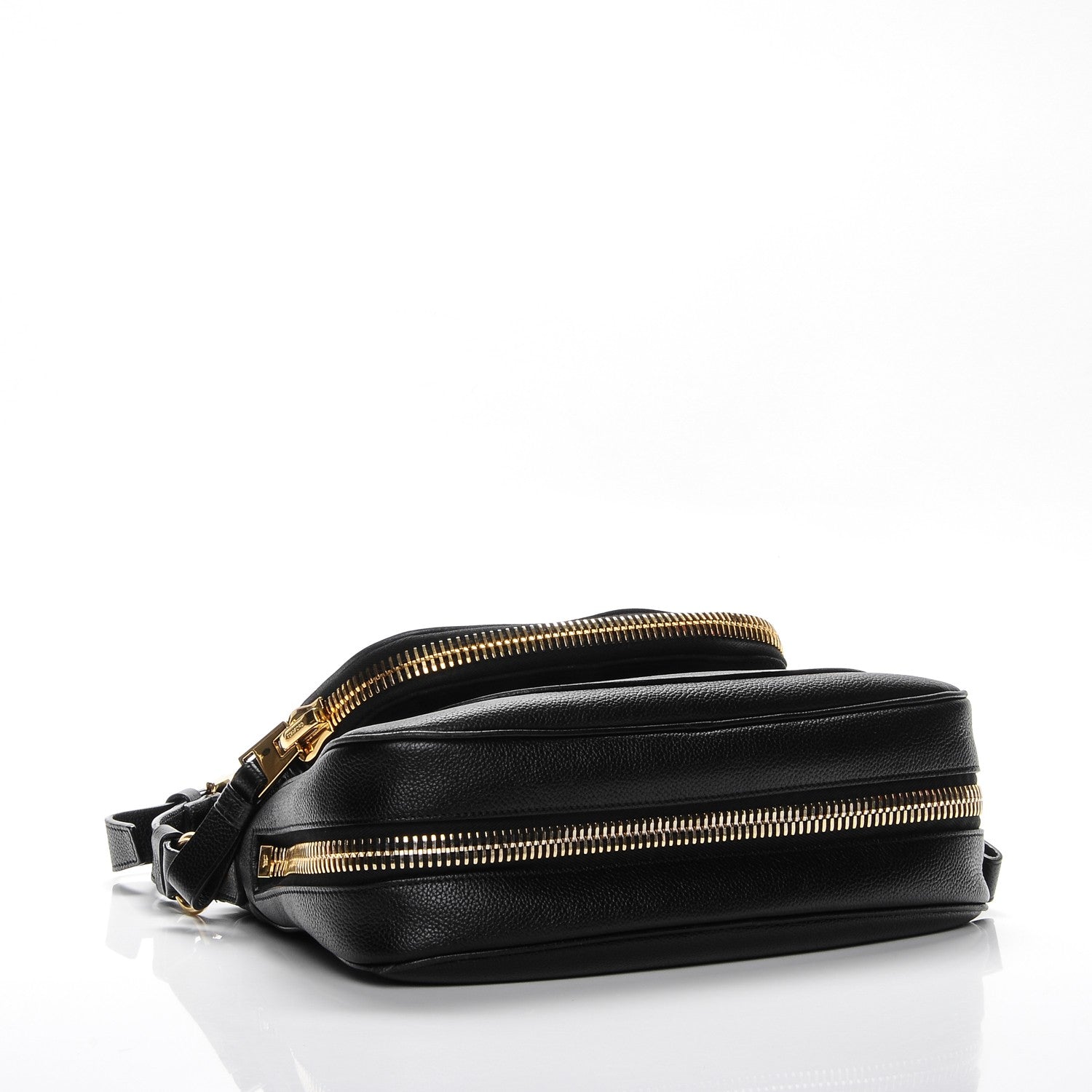 Tom Ford Grained Calfskin Medium Jennifer Crossbody Bag Black 4 of 12