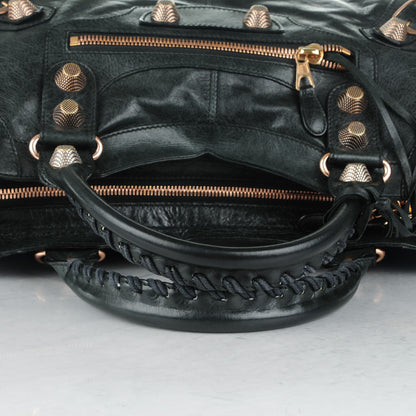Balenciaga Agneau Giant 21 Rose Gold Hardware Part Time Black 5 of 8