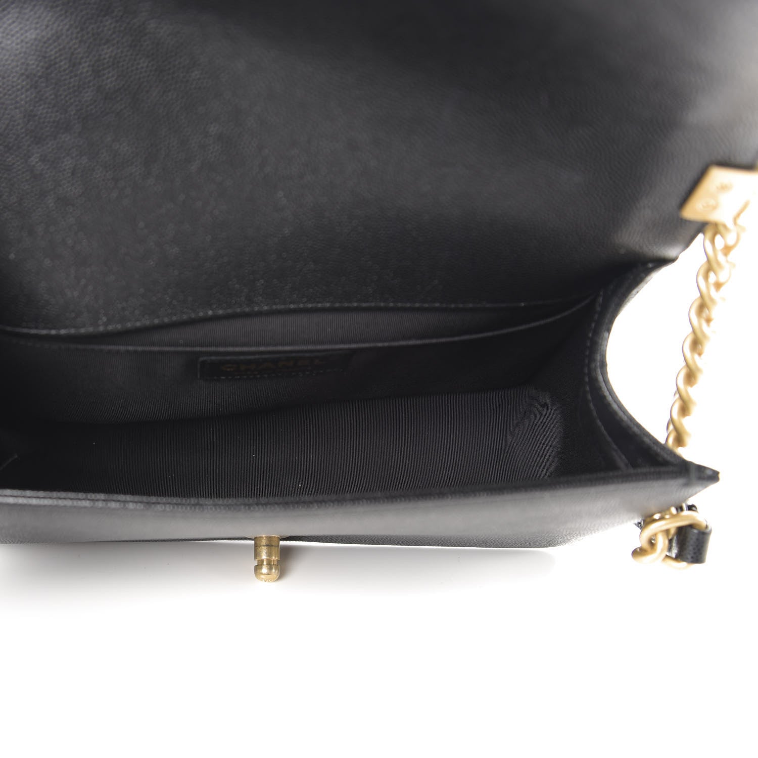 Chanel Caviar Quilted Medium Boy Flap Black 5 of 10