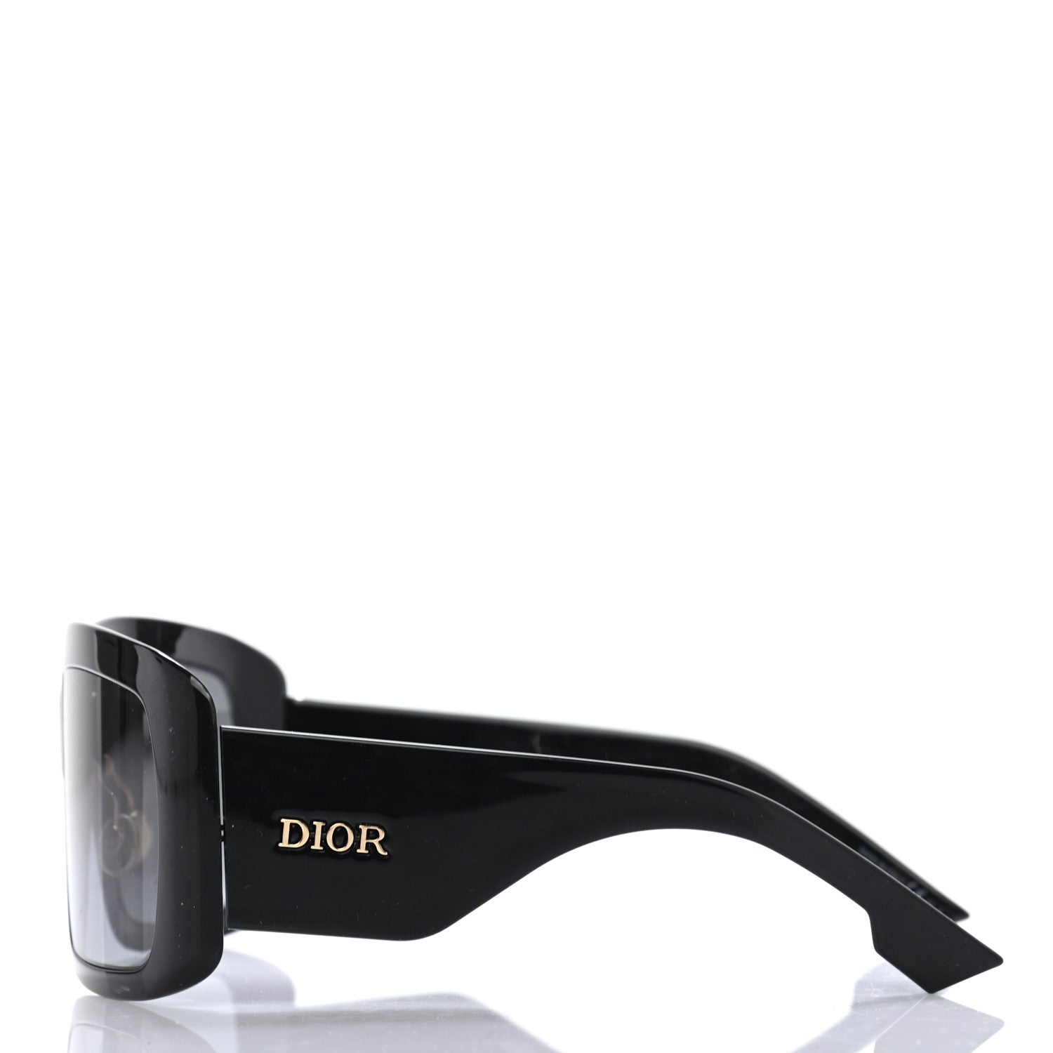 Christian Dior Acetate DiorSo Light 2 Shield Sunglasses Black 3 of 6