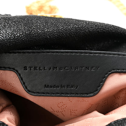 Stella McCartney Shaggy Deer Mini Falabella Fold Over Tote Black 6 of 10