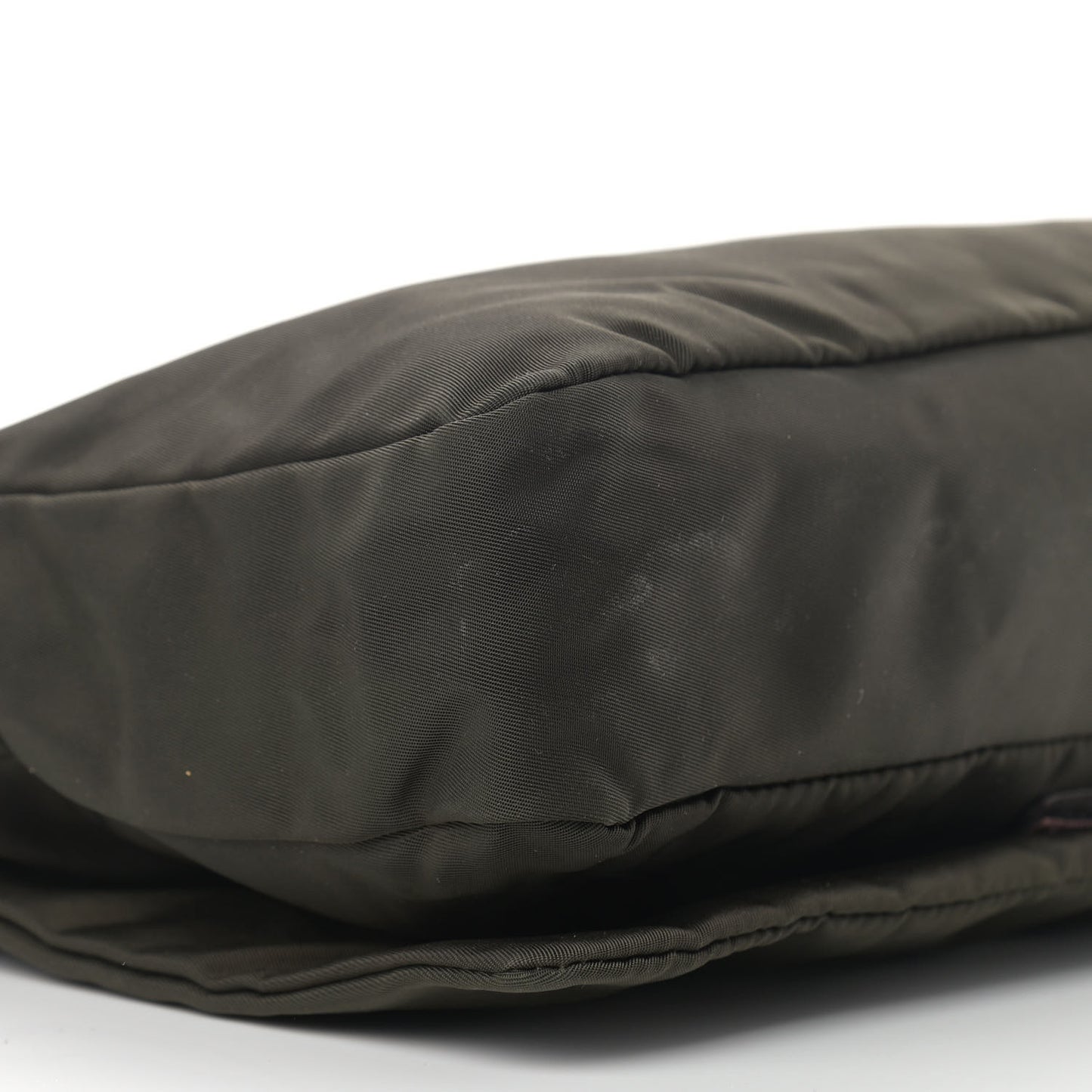 Tessuto Nylon Messenger Bag Green