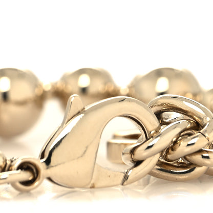 Chanel Metal Beaded CC Bracelet Gold 4 of 5