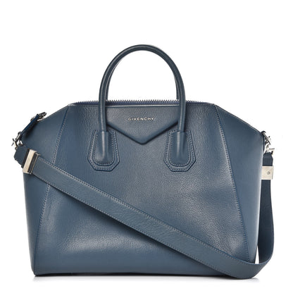 Givenchy Sugar Goatskin Medium Antigona Mineral Blue 1 of 9