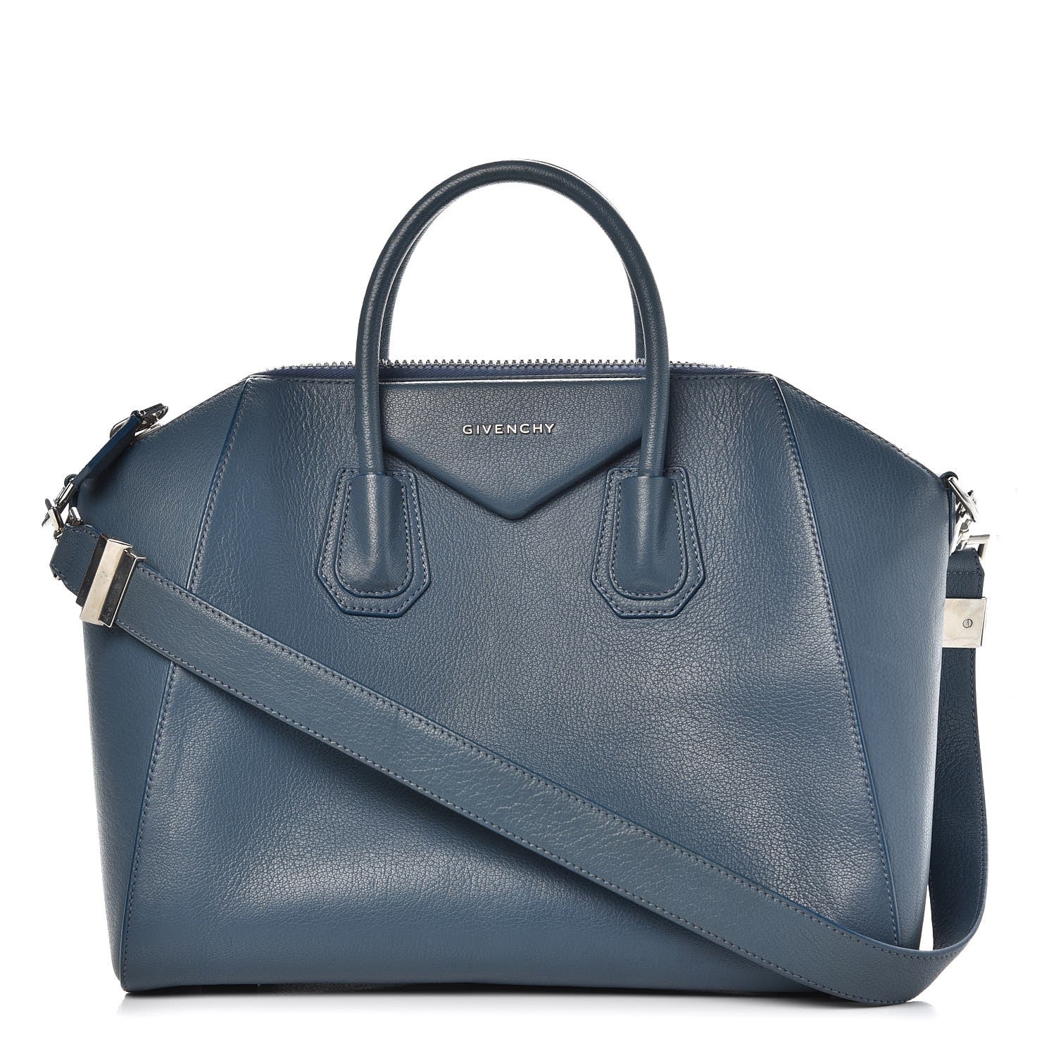 Givenchy Sugar Goatskin Medium Antigona Mineral Blue 1 of 11