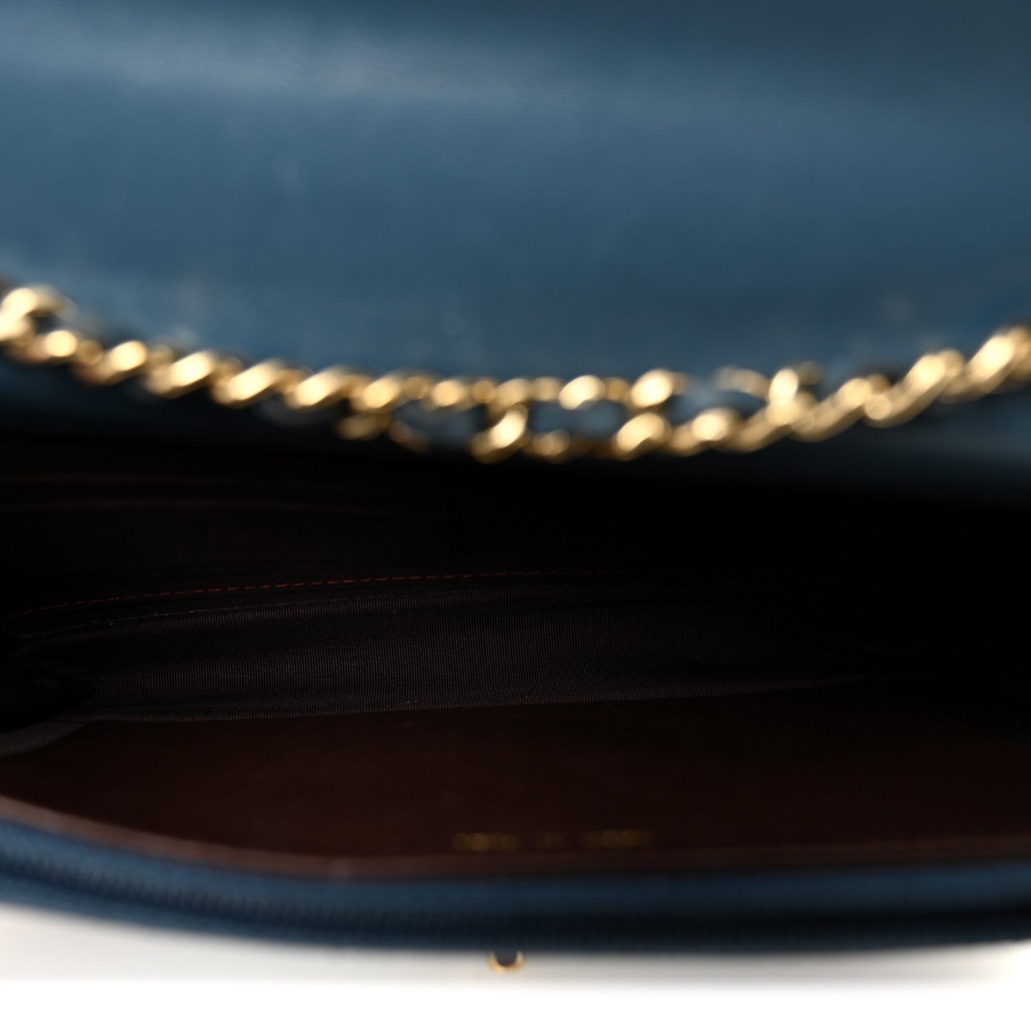 Chanel Lambskin Quilted Trendy CC Wallet On Chain WOC Blue 5 of 12