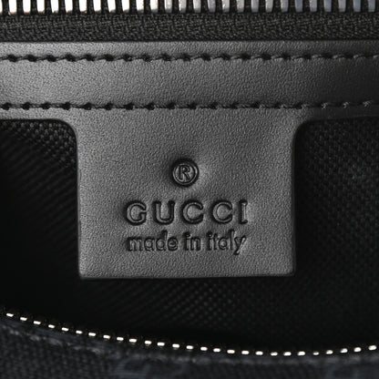 Gucci GG Supreme Monogram Selleria Calfskin Square Messenger Bag Black 6 of 14