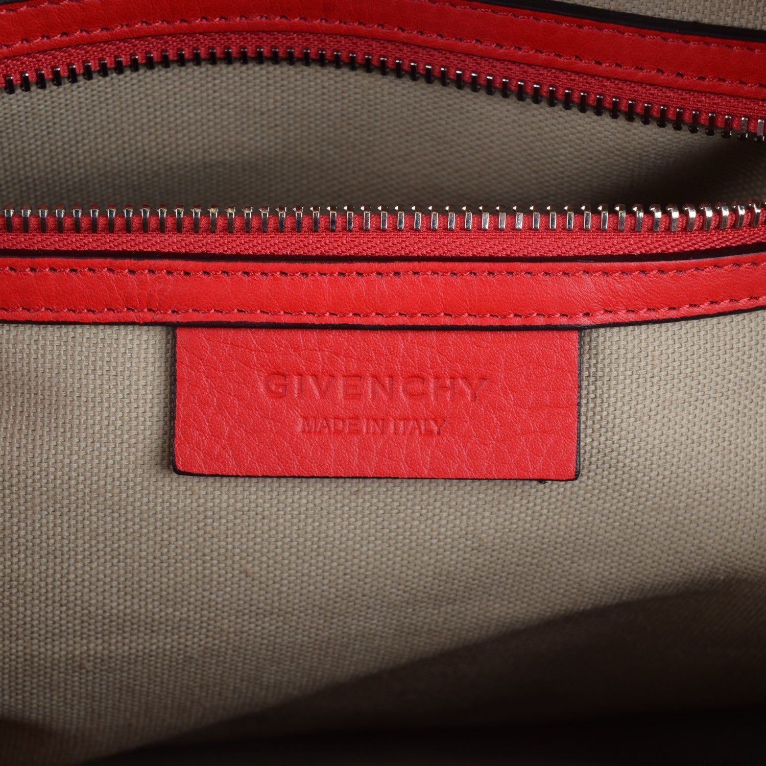 Givenchy Waxed Calfskin Small Nightingale Red 11 of 16