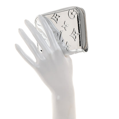 Louis Vuitton Monogram Mirror Zippy Coin Purse Silver 2 of 6