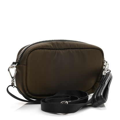 Prada Tessuto Soft Nylon Small Convertible Crossbody Wristlet Mimetico Black 3 of 11